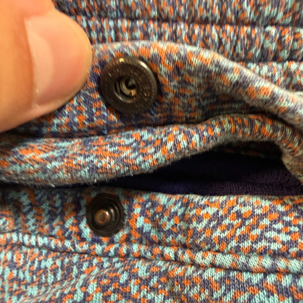 Under Armour Pants Mens 3XL Blue Purple Patterned Fleece Joggers Geometric - Picture 5 of 7
